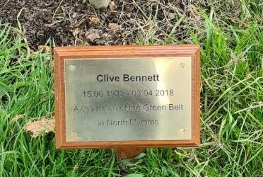 Clive Bennett’s Tree Commemoration Photos: